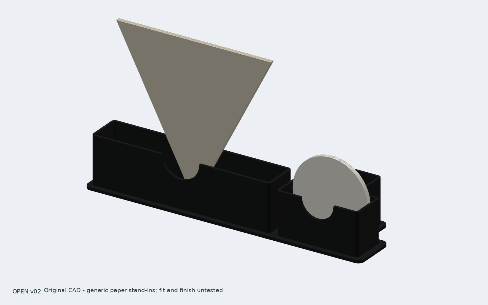Coffee-filter station original CAD preview